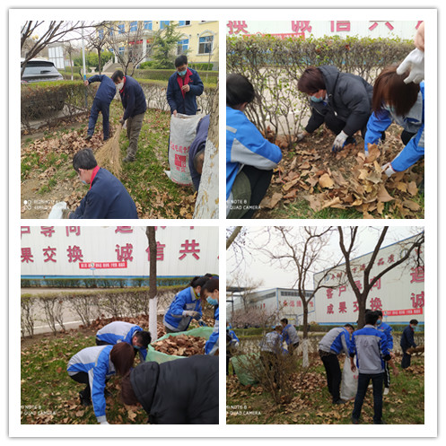 布洛尔公司植树节在绿化厂区